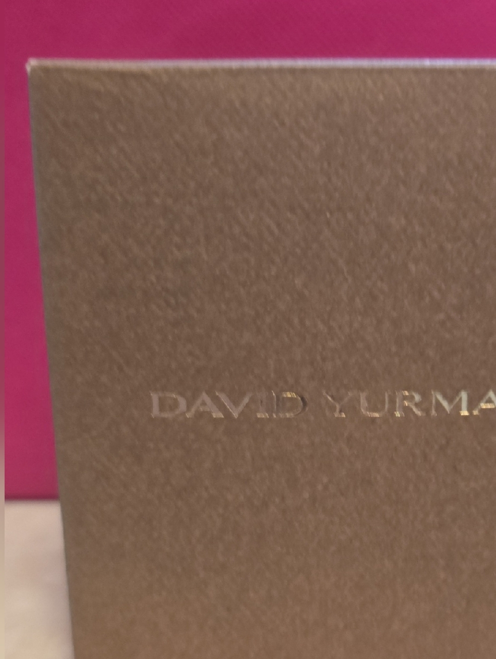David Yurman Gift Box - Gold Brown